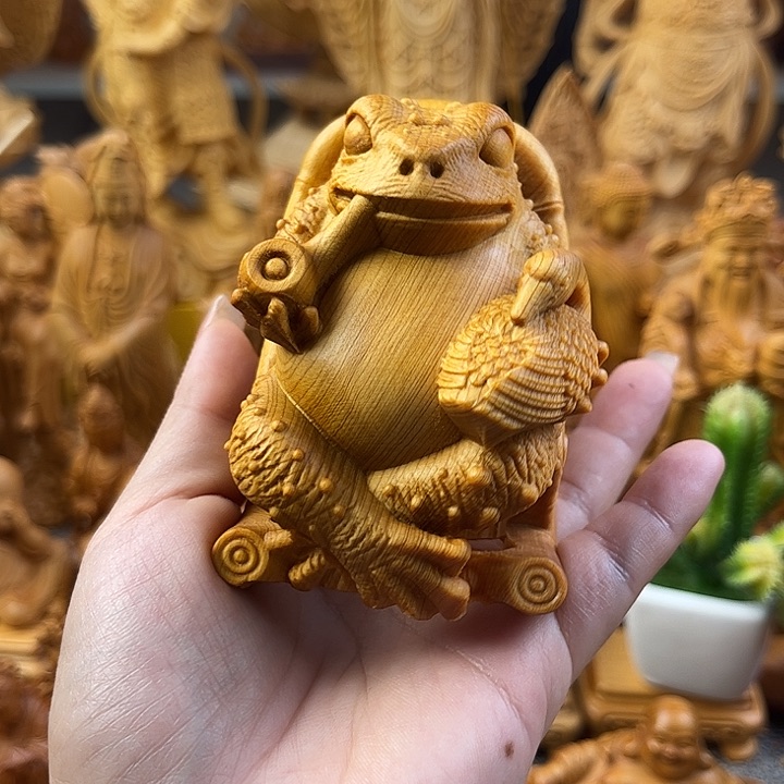 柏木（崖柏）直播间大的青蛙