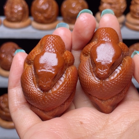 吊坠橄榄核蛇手球3.3