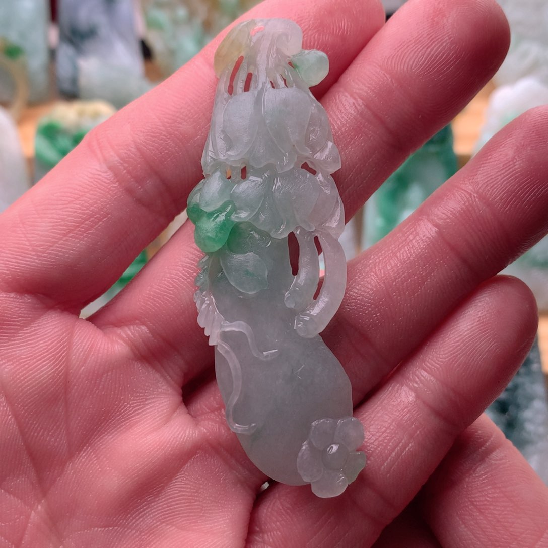 定制翡翠未镶嵌聂福瓜