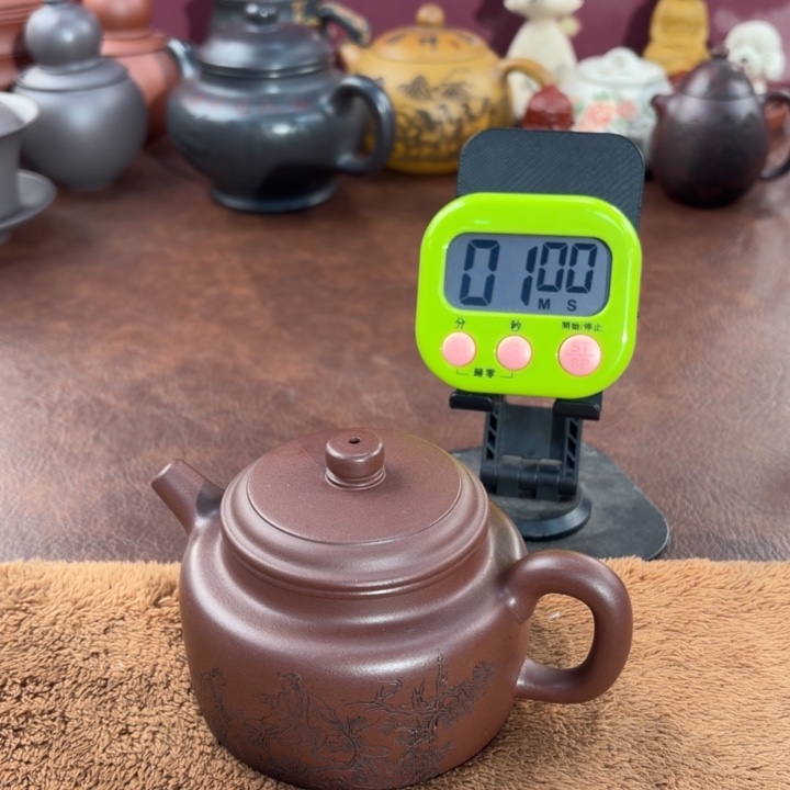 功***梦茶壶紫砂宜兴原矿老紫泥