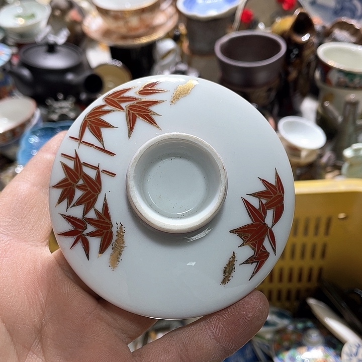 瓷片在一起的时候就是这样一