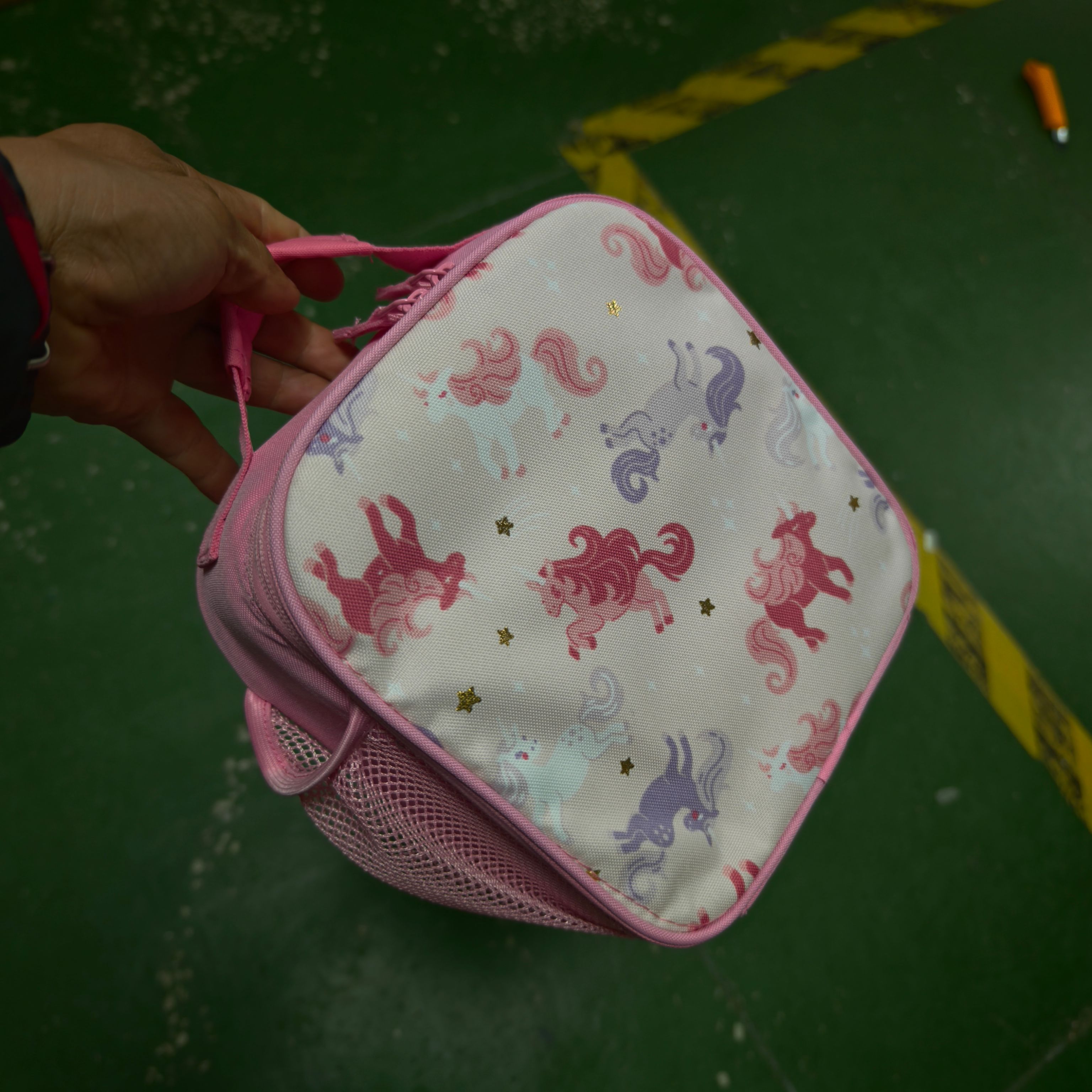 运动保温饭盒包时尚印花