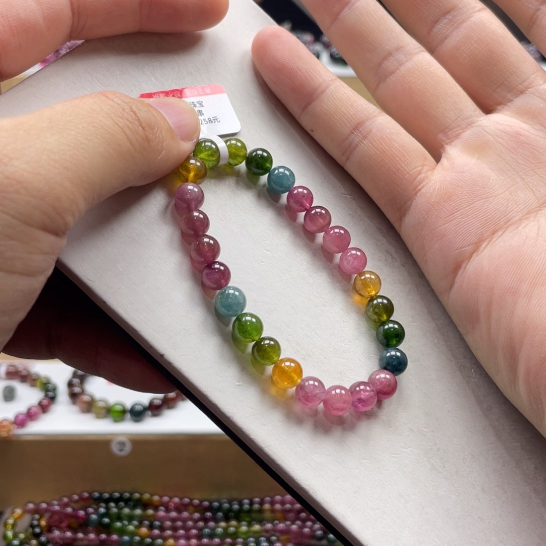 碧玺手串未镶嵌7.mm.mmmmmmmmmm