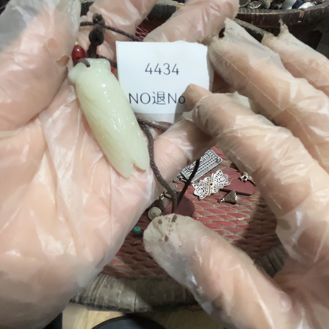 1***烧老挝石4434号工艺品