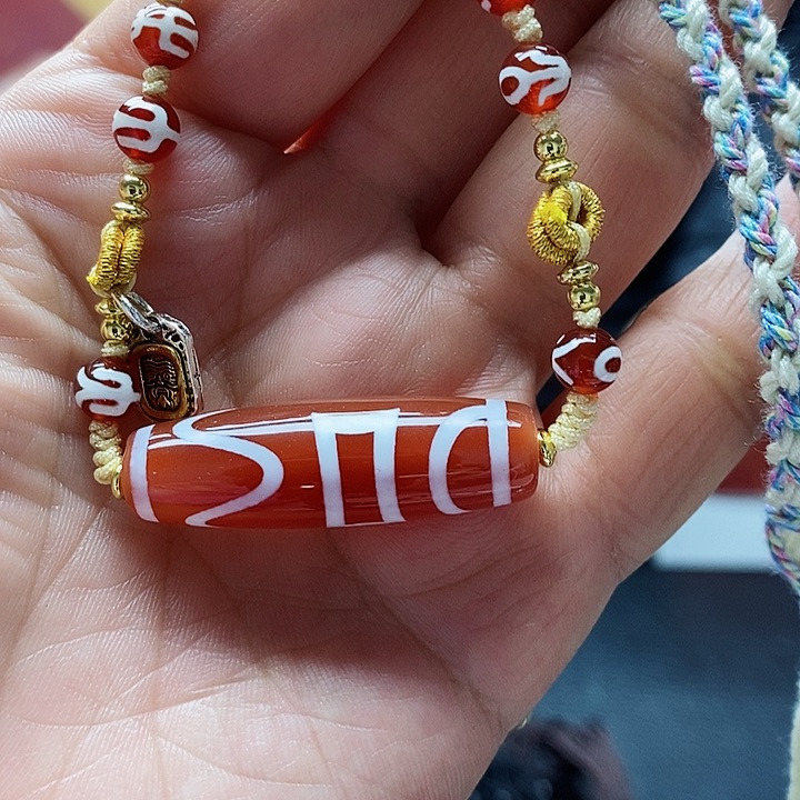 玛瑙/玉髓颈饰合金