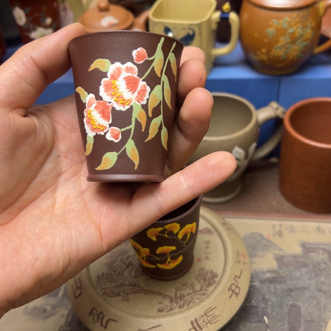 紫砂茶杯紫砂主人杯60cc