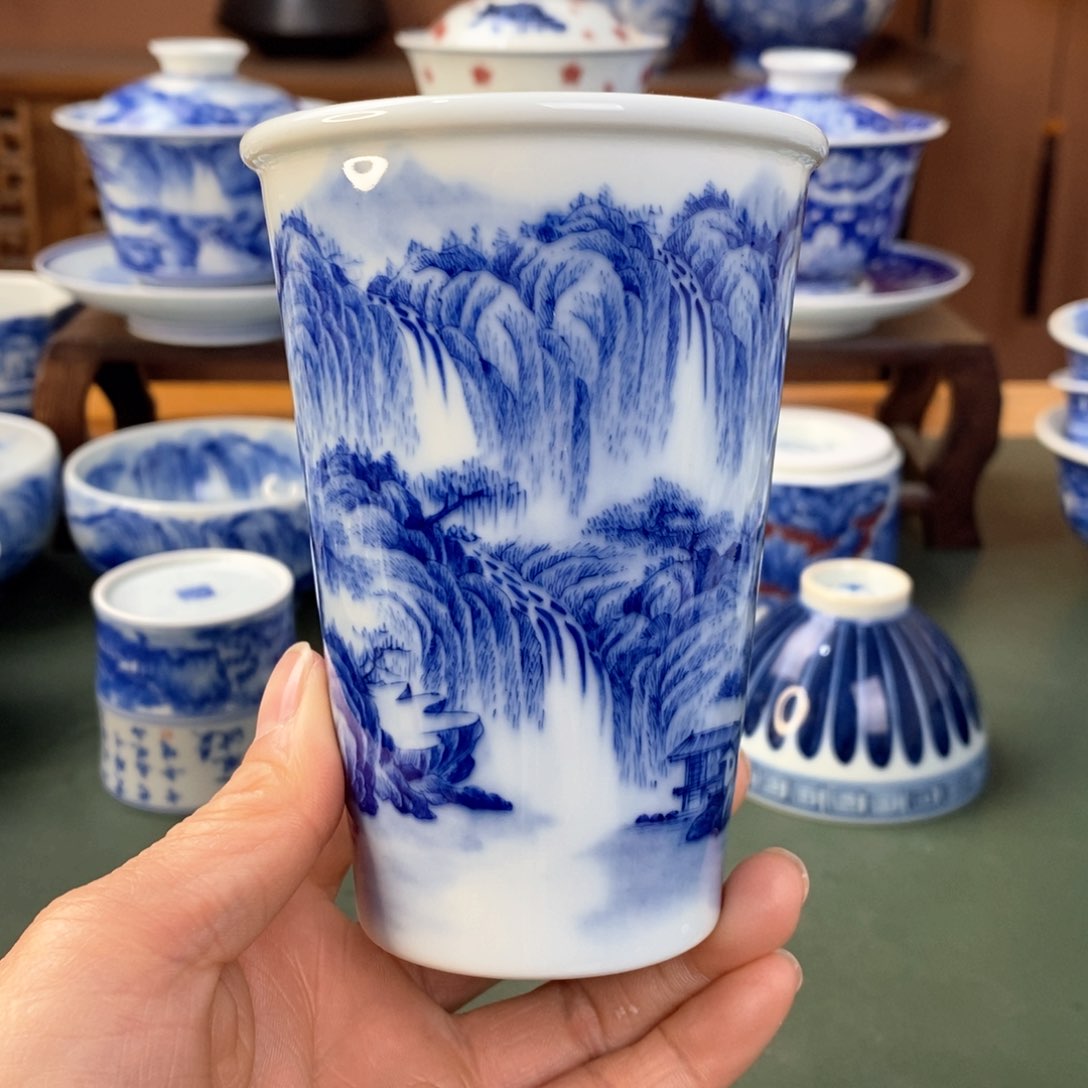 杯景德镇陶瓷手工手绘