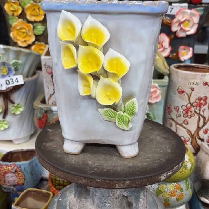 紫砂花盆粗陶材质多肉花盆