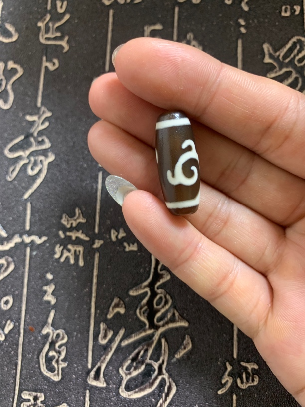 包浆度母天珠吊坠