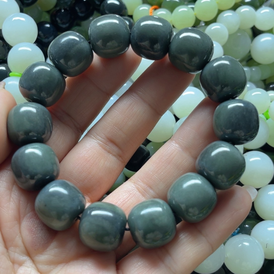 和田玉手链未镶嵌