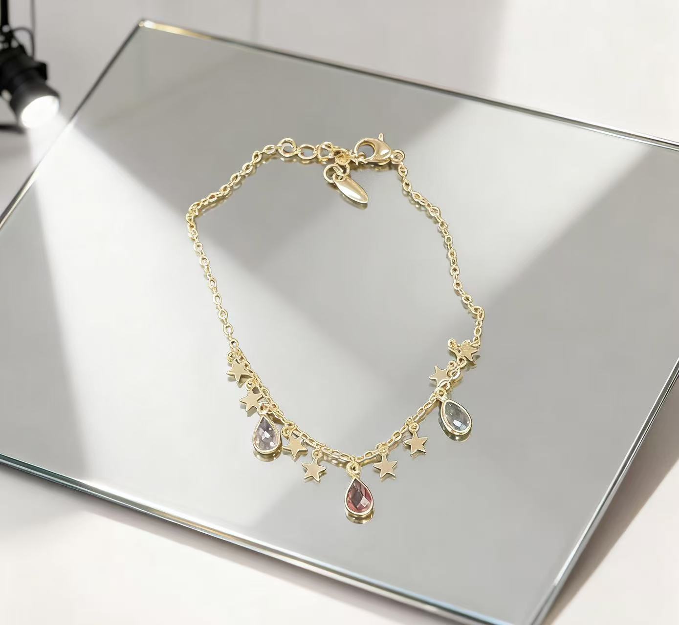 【越美丽】-V意大利精工拉丝质感高级极简饰品xp1030