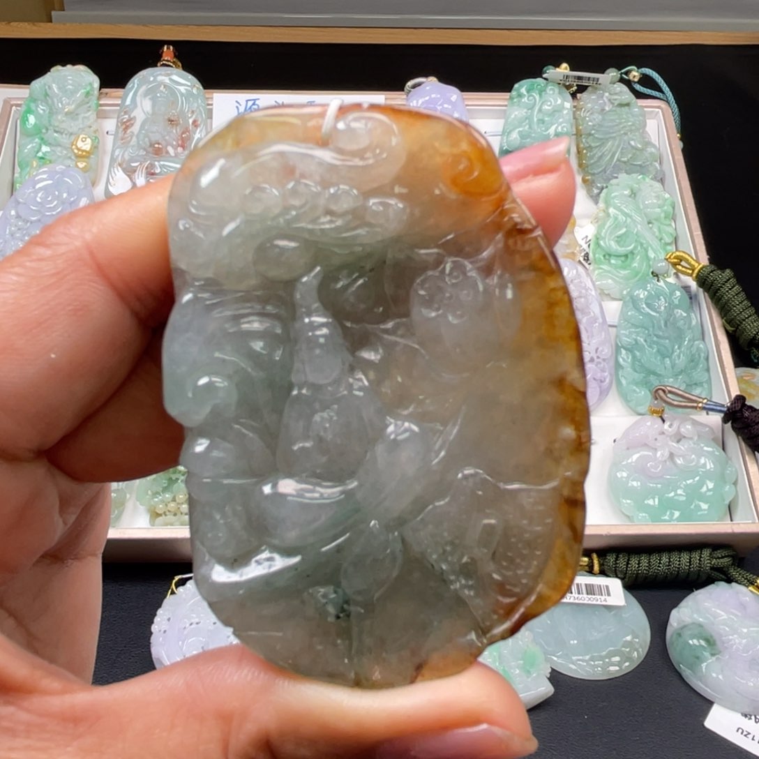 翡翠吊坠(不含链)未镶嵌