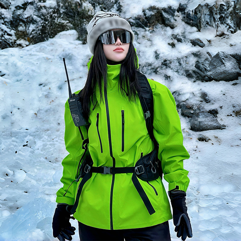 HUMBLE STONE 悍石 『一级硬壳冲锋衣』 情侣款连帽夹克外套66015