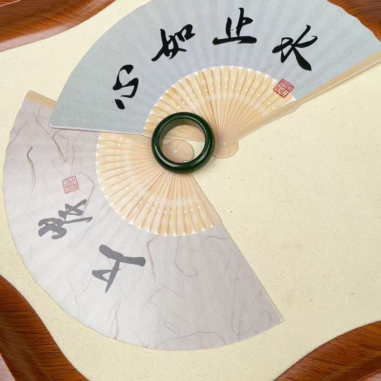 AA和田玉碧玉戒圈 多样性发货拍一单发一个