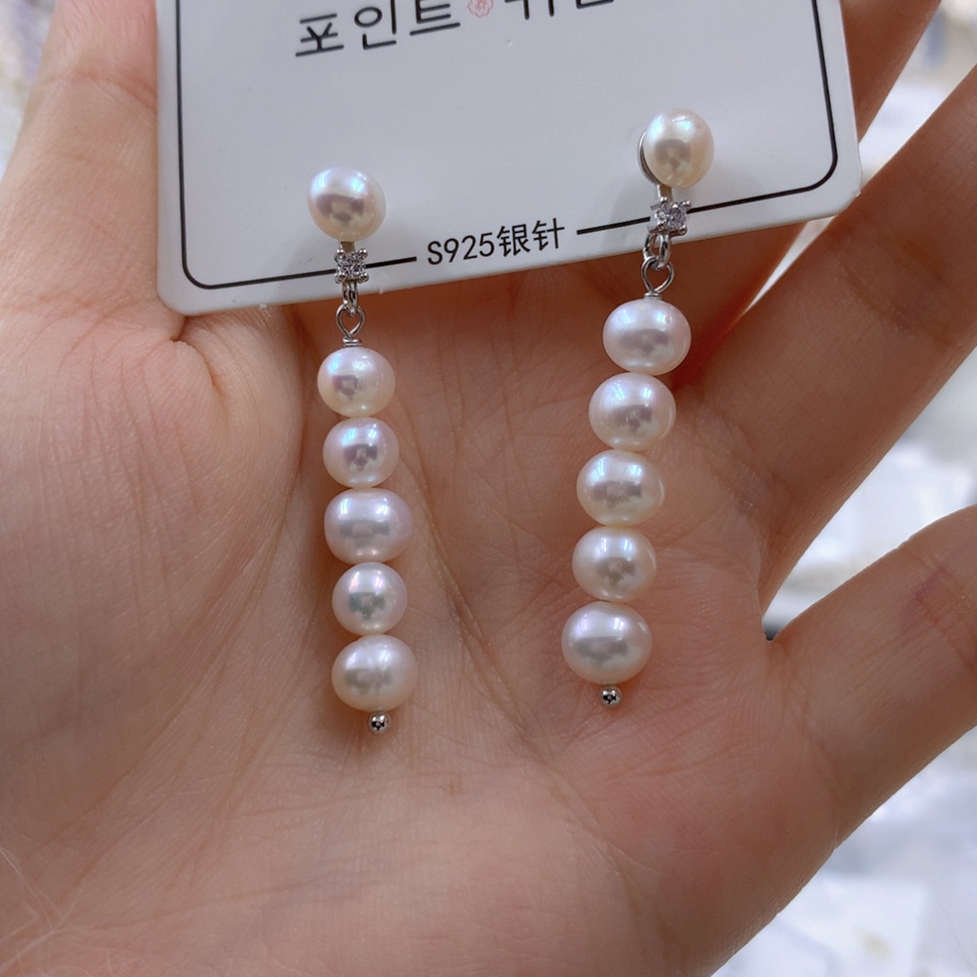 颈饰合金淡水珍珠