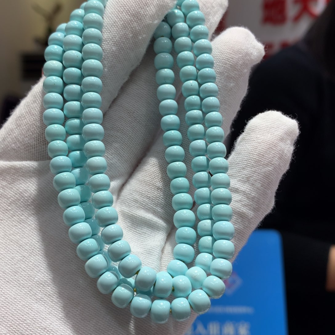 绿松石长链未镶嵌