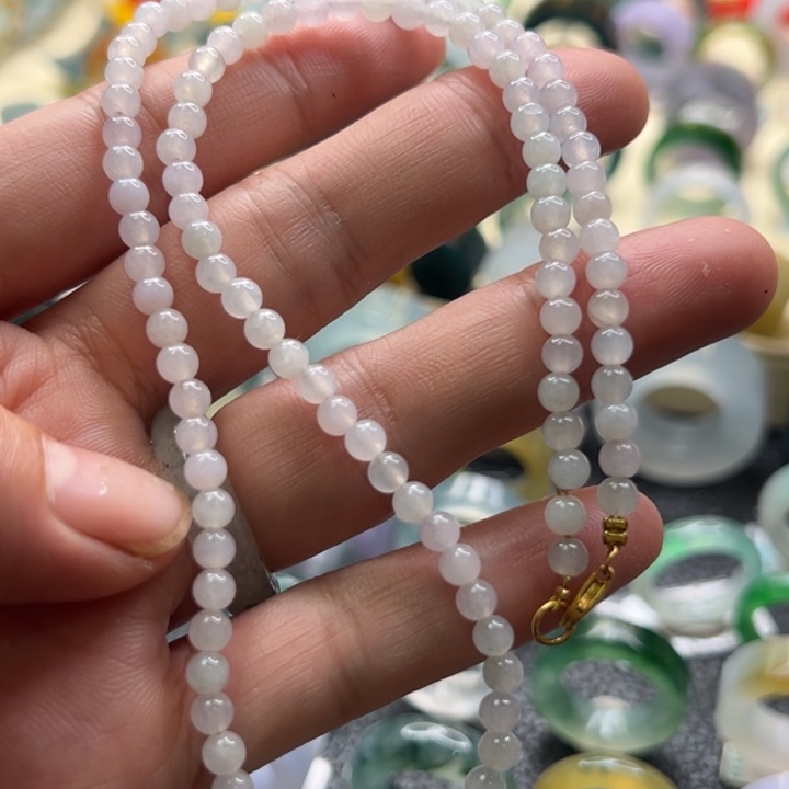 翡翠未镶嵌手链卡4