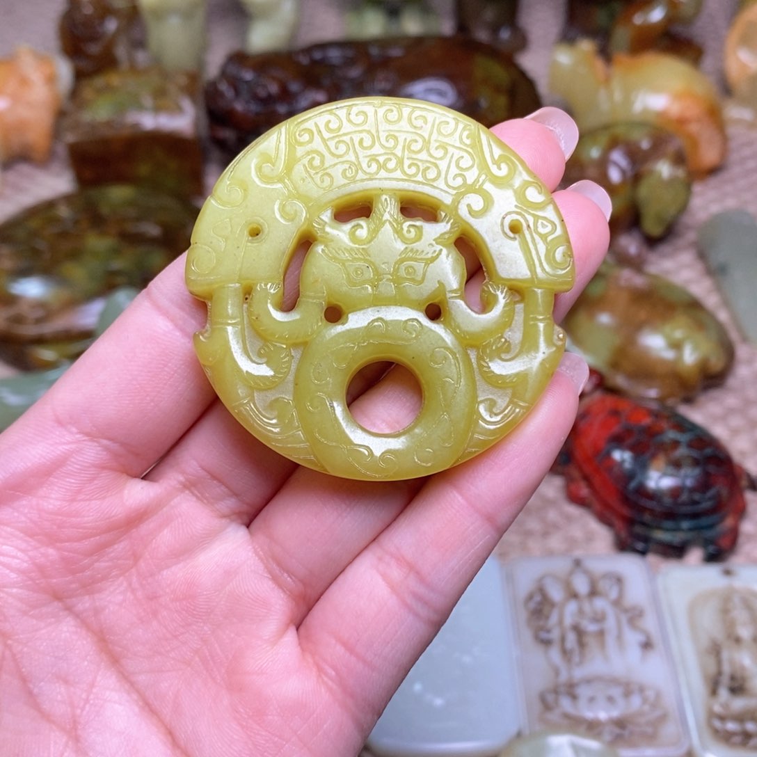 白玉菩提吊坠白玉菩提白玉菩提摆件