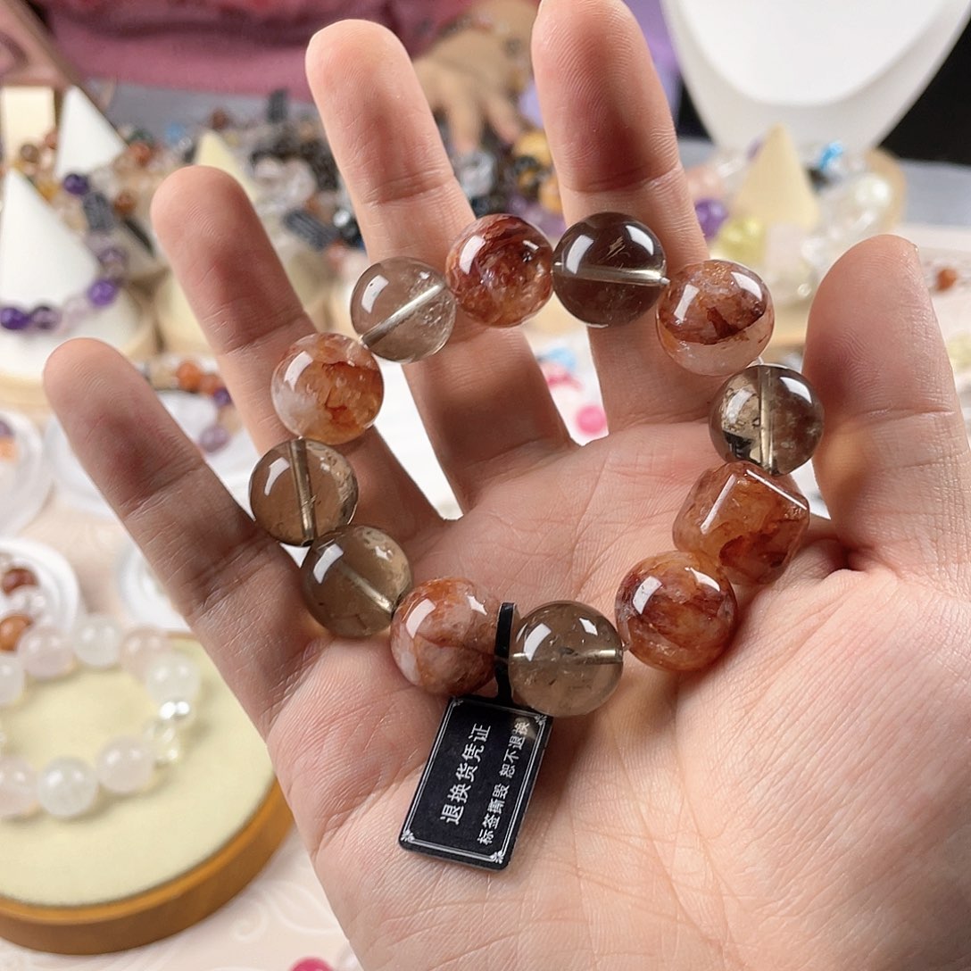 银S925镀金镶嵌手链水晶