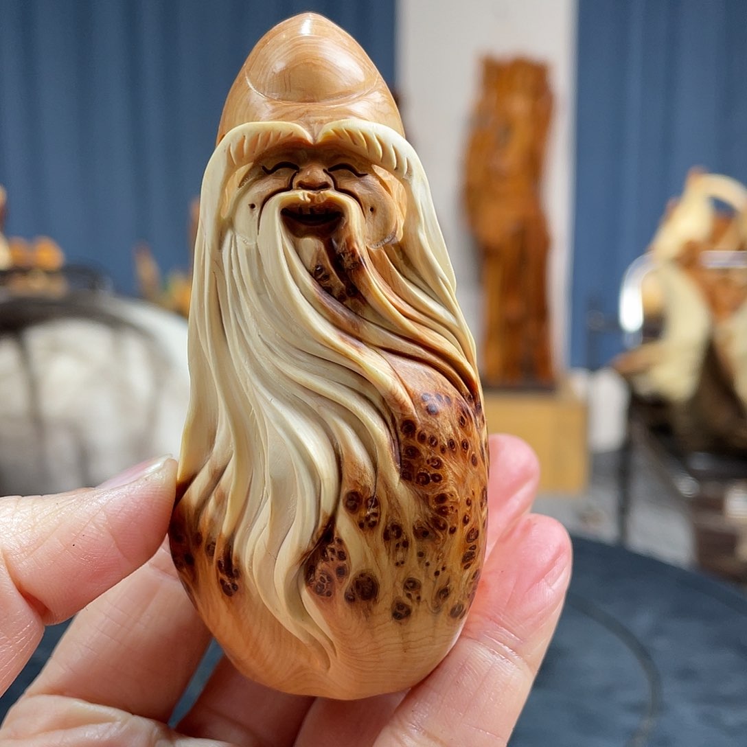 柏木（崖柏）手把件