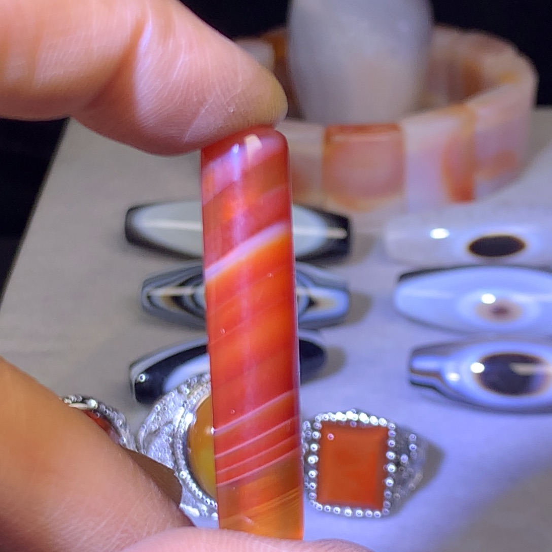 玛瑙/玉髓合金颈饰