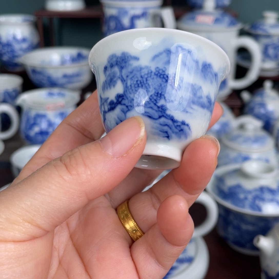 鑫***鸡陶手工手绘青花，青花