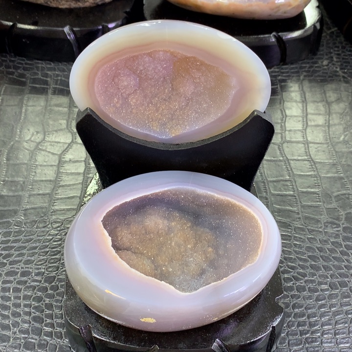 全抛粉软盆未镶嵌水晶