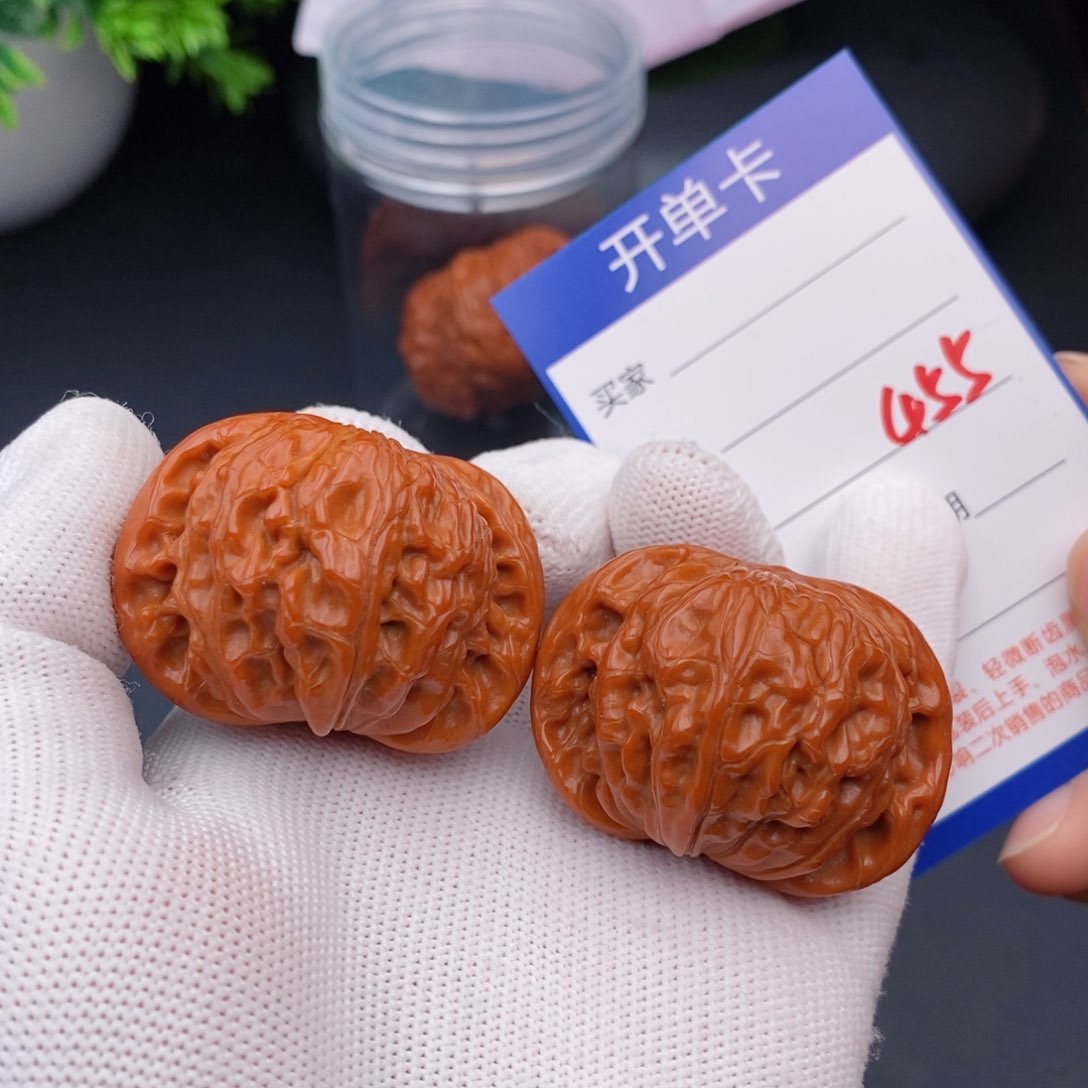 文玩核桃把件42磨盘455