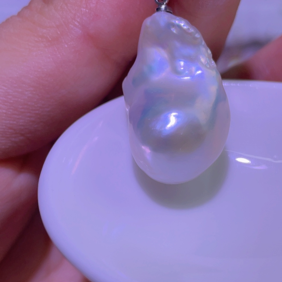 天然淡水珍珠吊坠未镶嵌淡水珍珠