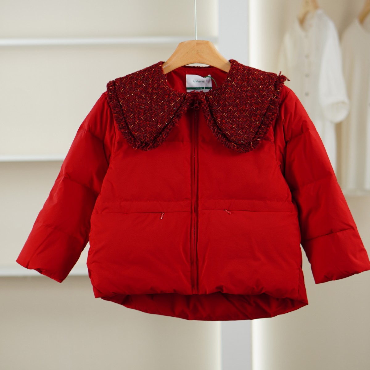 麦迪尚品 一路童行【植】31129598 拼接羽绒服冬季儿童商场同款