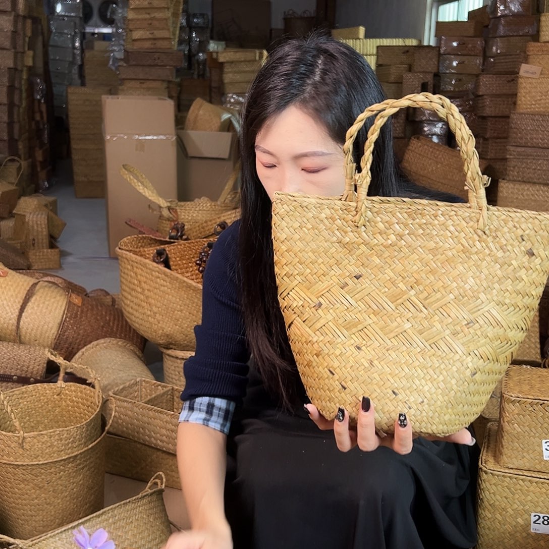 草编包/草编收纳盒微瑕疵