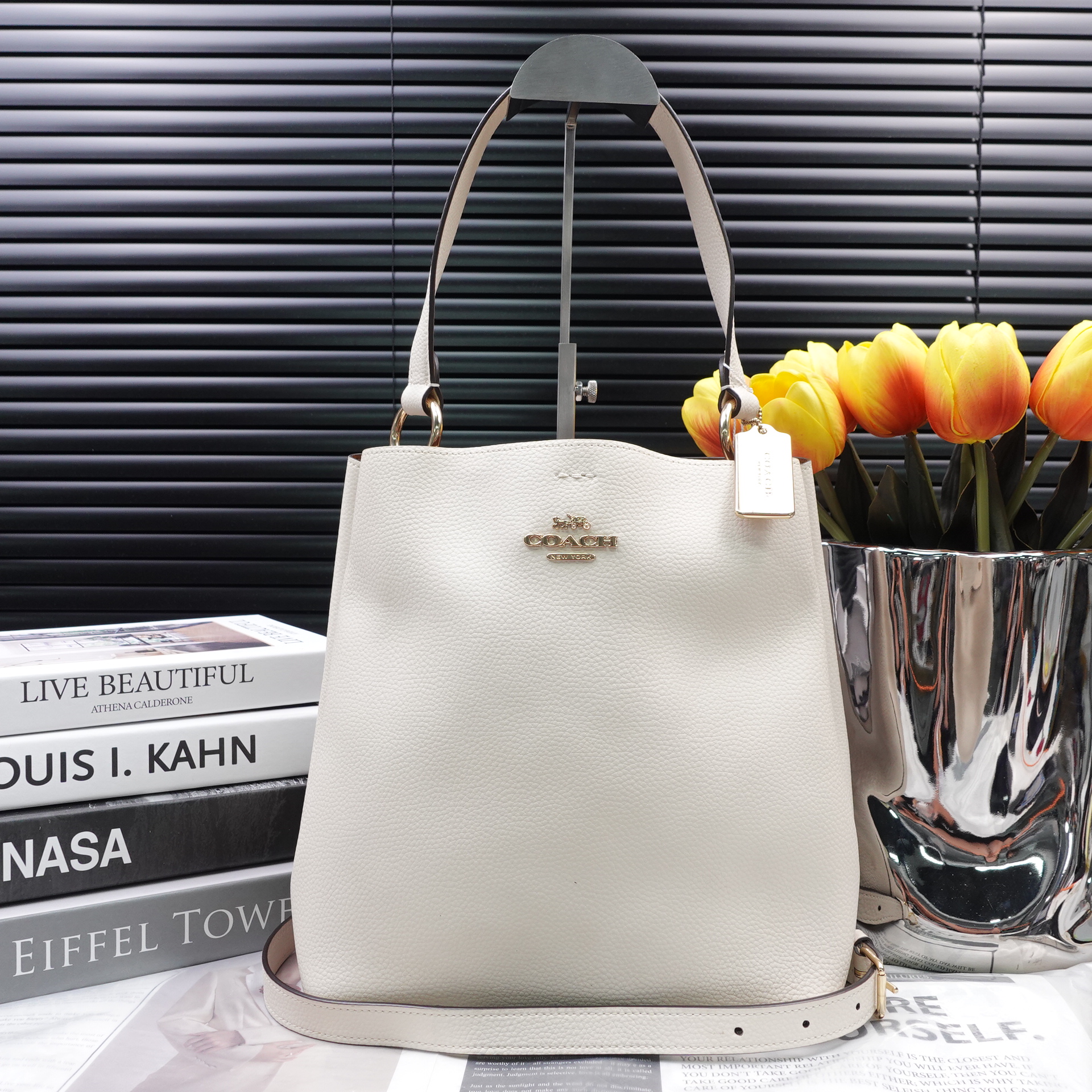 95新 COACH/蔻驰 单肩包/T10228410