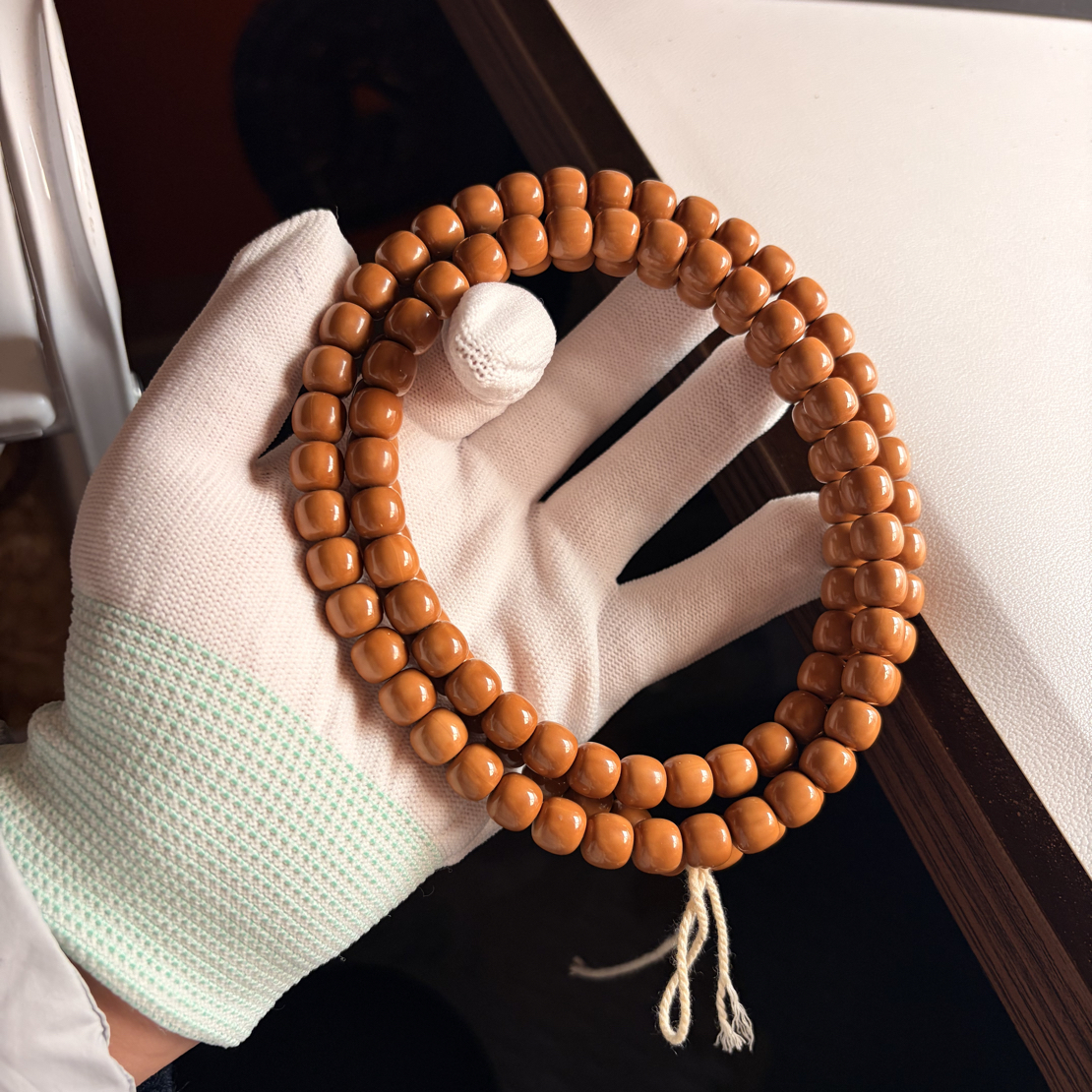 臻品【纯手工108颗】猴头核桃老型108颗脖挂A➕级品质强迫症款9mm