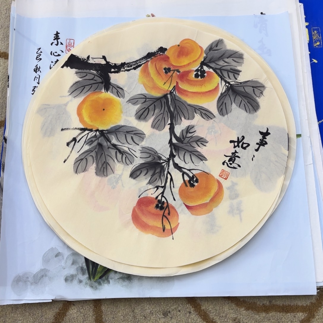 国画张雪老师作品刘