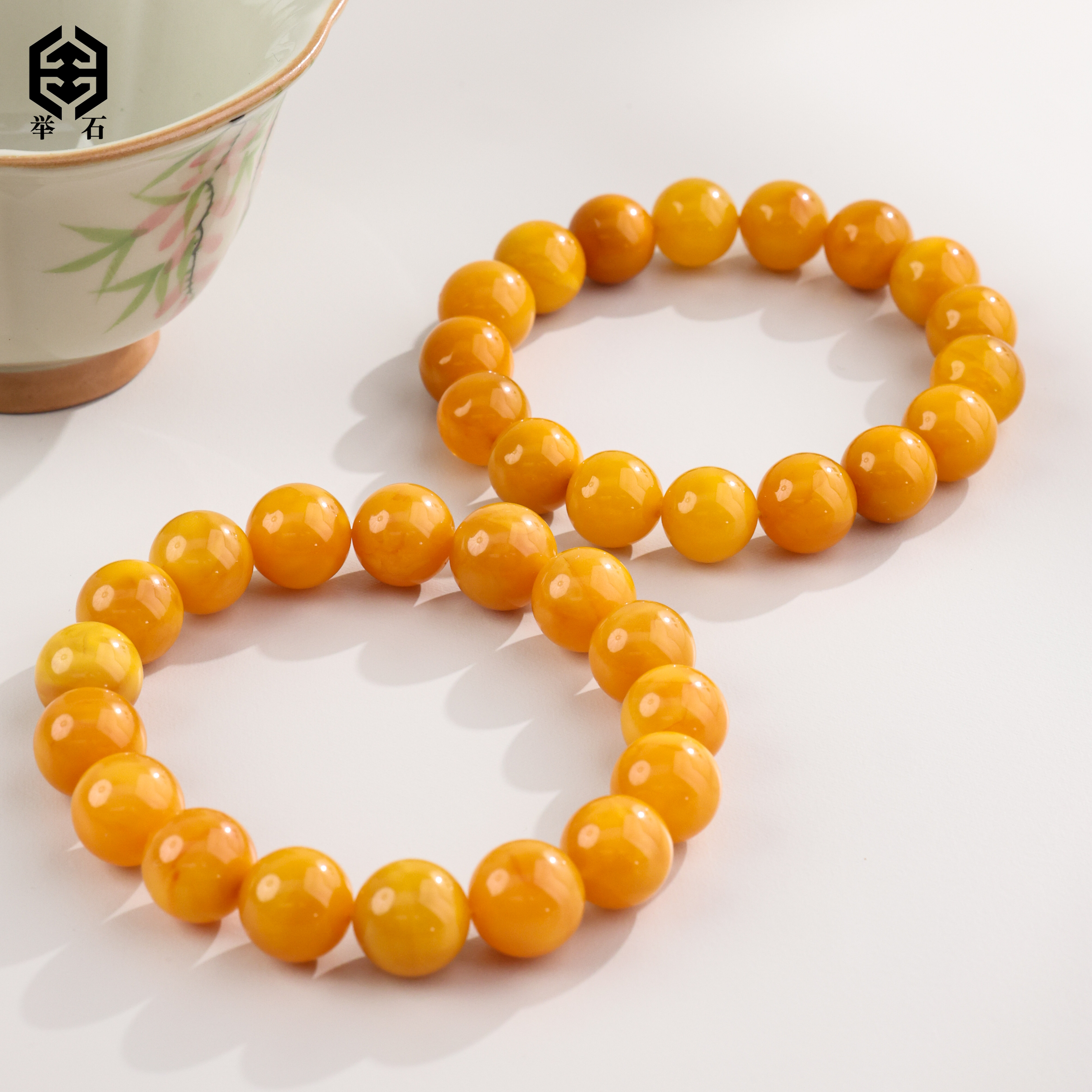 【举石精选】X1012-396-44蜜蜡手串（一件/多样性发/约10-11mm）F