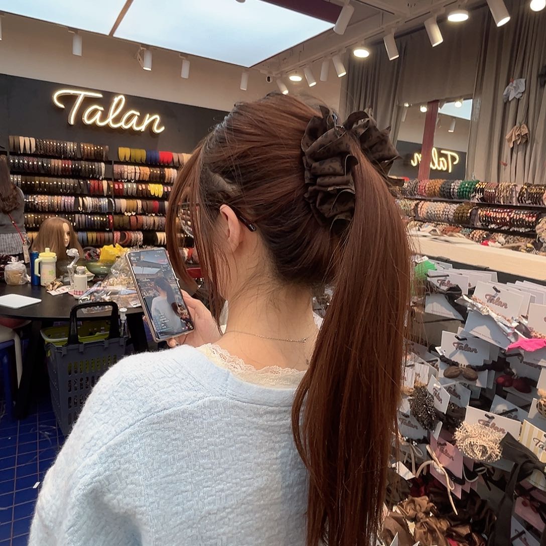 布艺铁合金豹纹香蕉夾