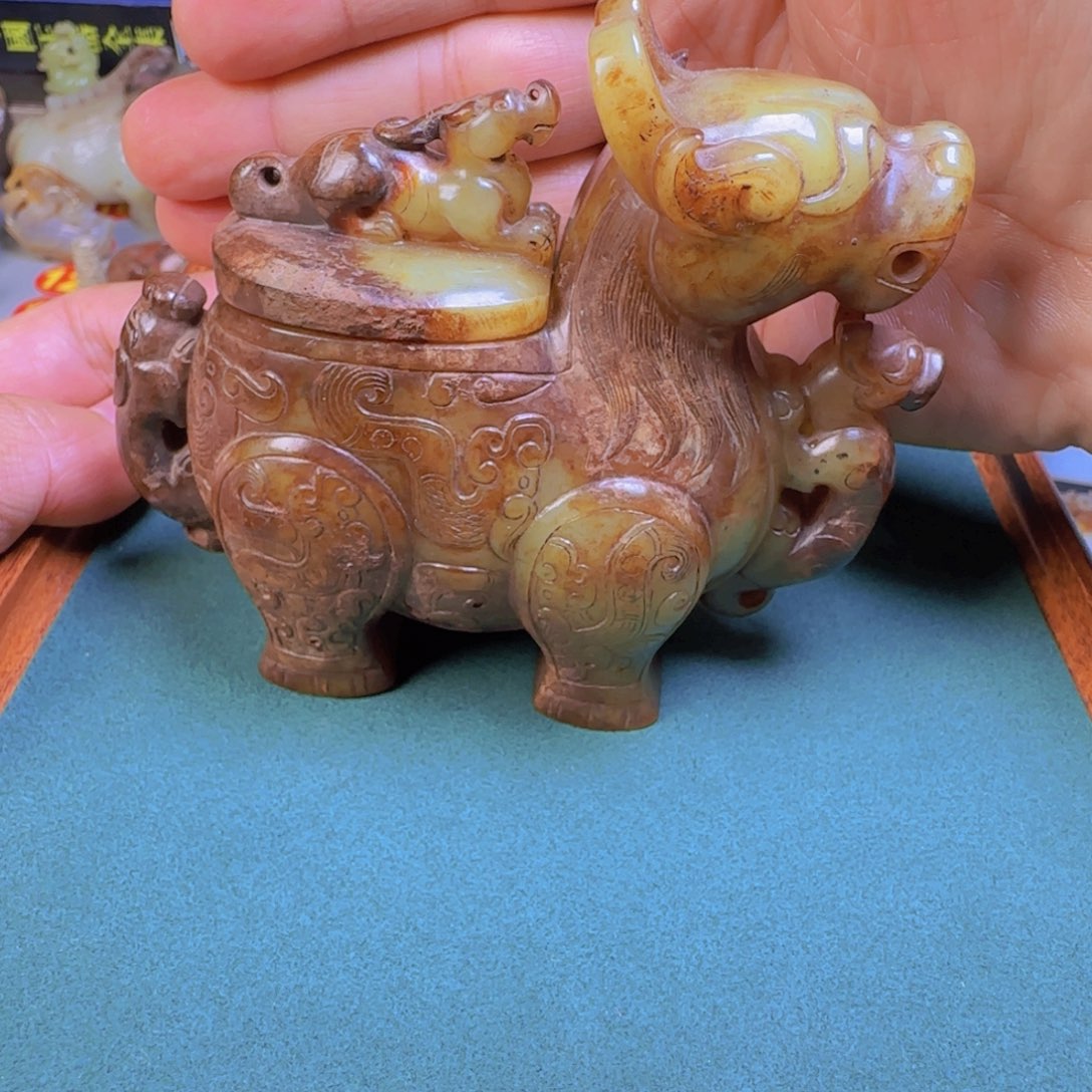 和田玉车挂未镶嵌