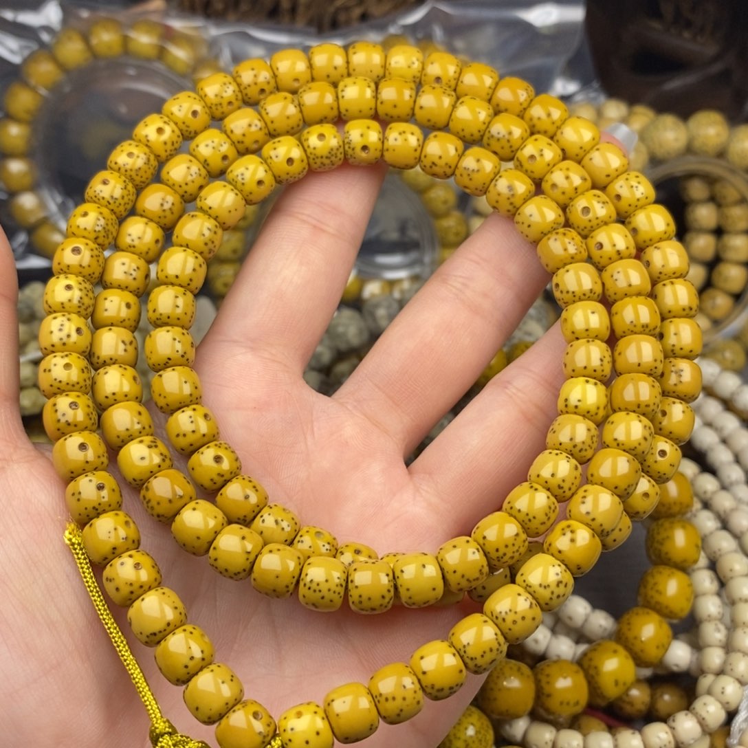 星月菩提吊坠7x8通体108