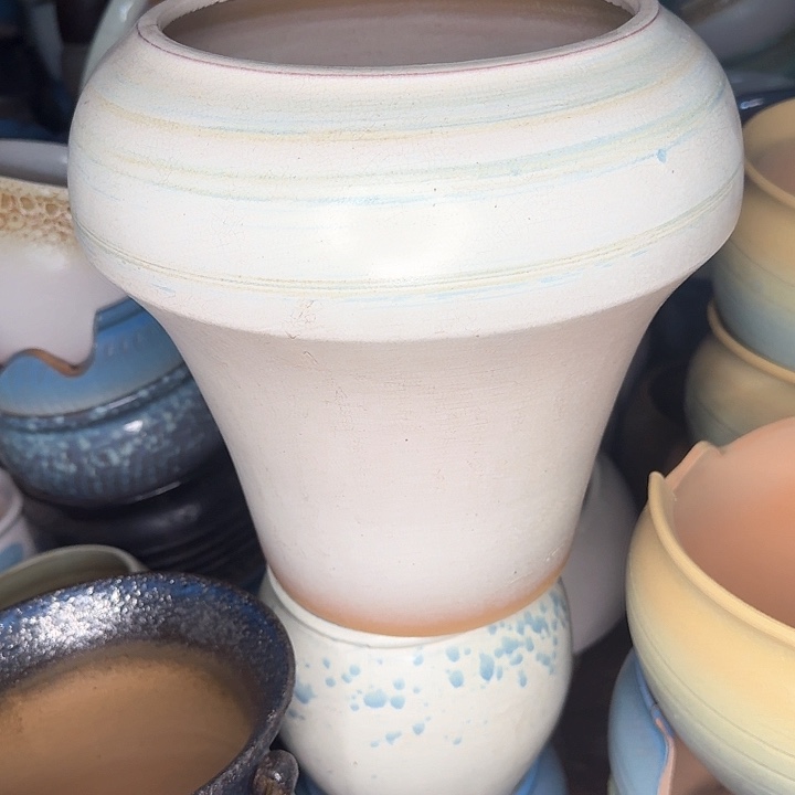 红陶微瑕花盆处理来啦