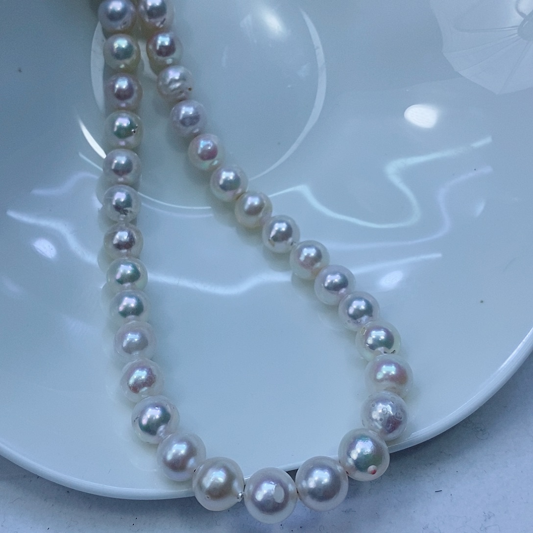 海水珍珠颈饰银S925镶嵌