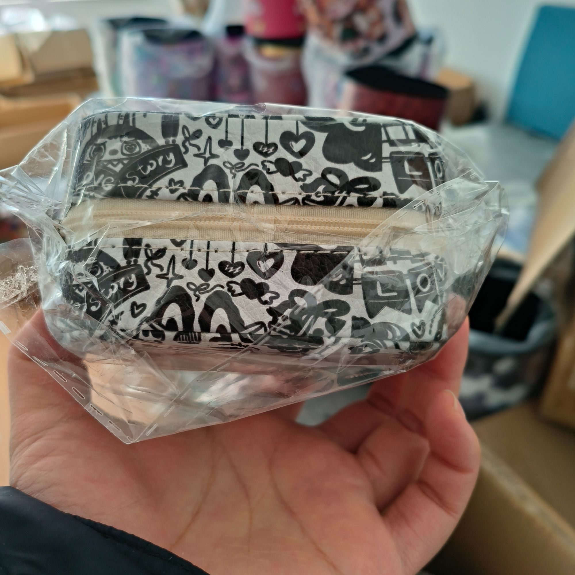 可爱卡通钥匙零钱包 