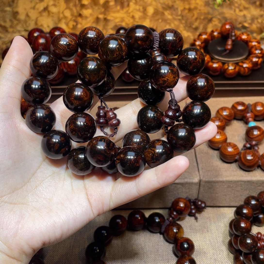 黄花梨/降香黄檀手串/手链海**烁