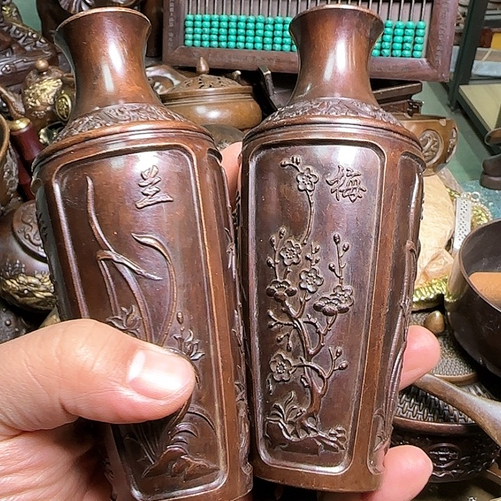 铜器办公室茶室摆件