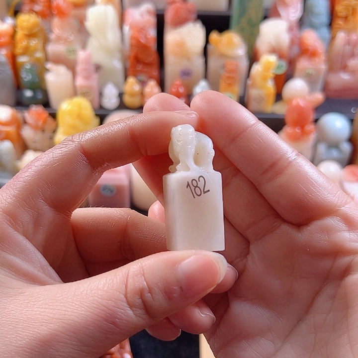 老挝石印石1.6厘米，大象