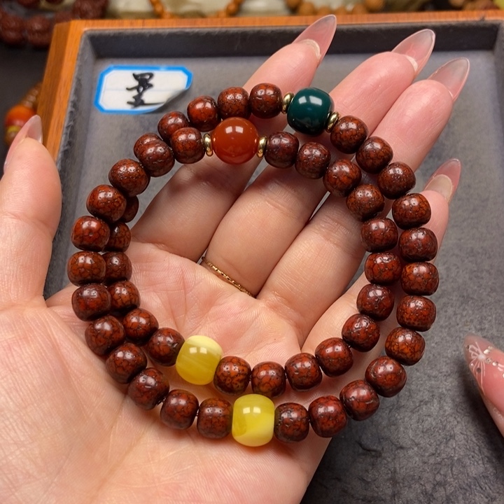 星月菩提吊坠菩提