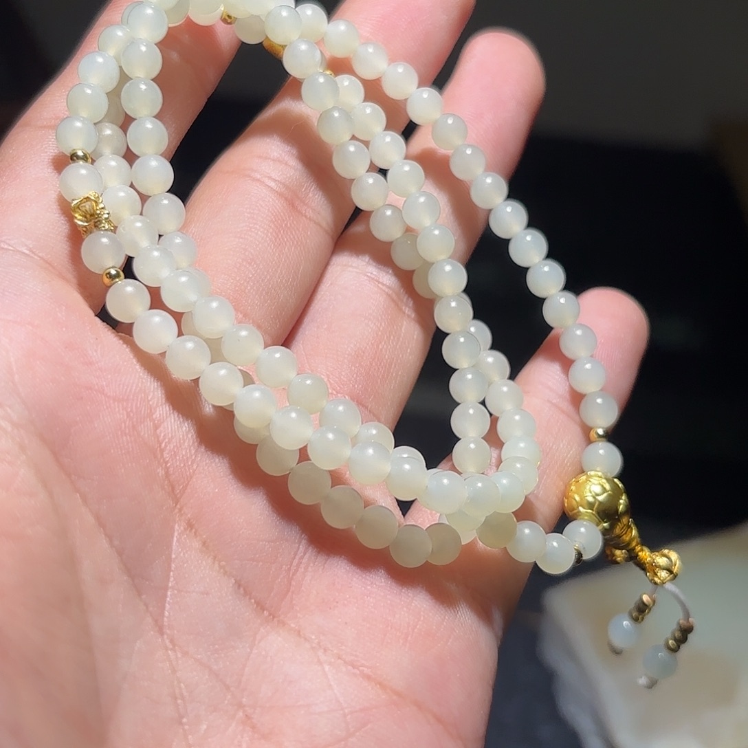 和田玉未镶嵌手链