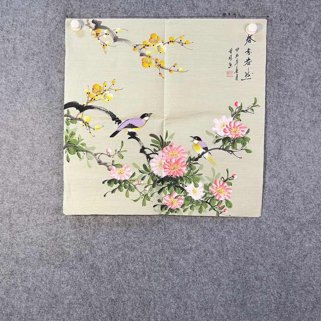 国画470 花鸟在此鸣叫的日子