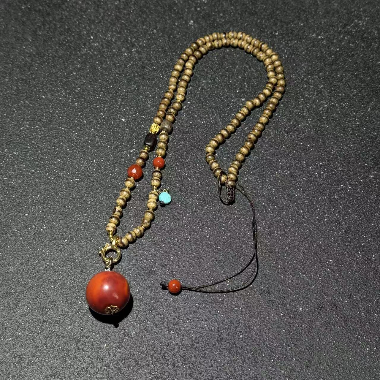 【云霞珠宝】玛瑙DIY一线珠链DS102903-多样性发其一