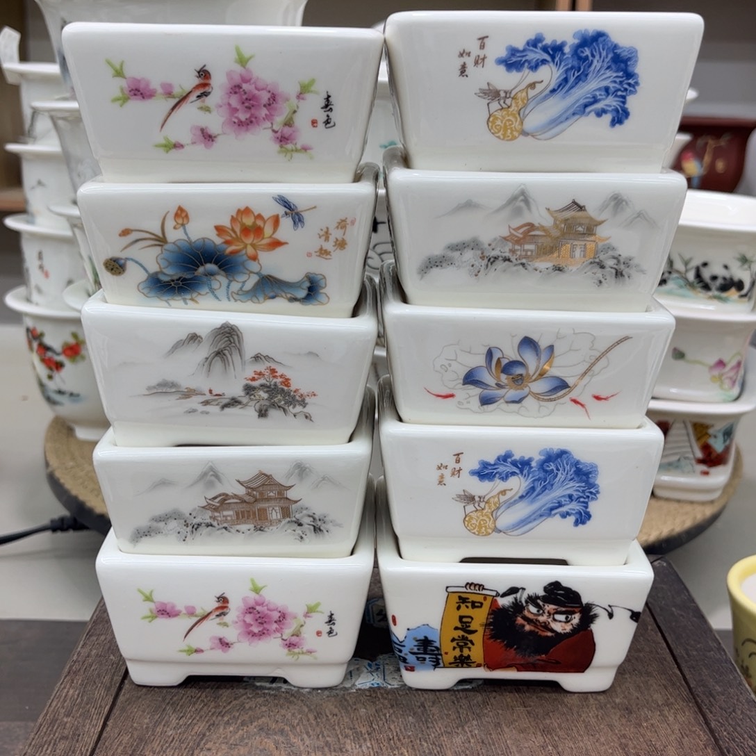 木***】内直径7.3/3.5花盆10