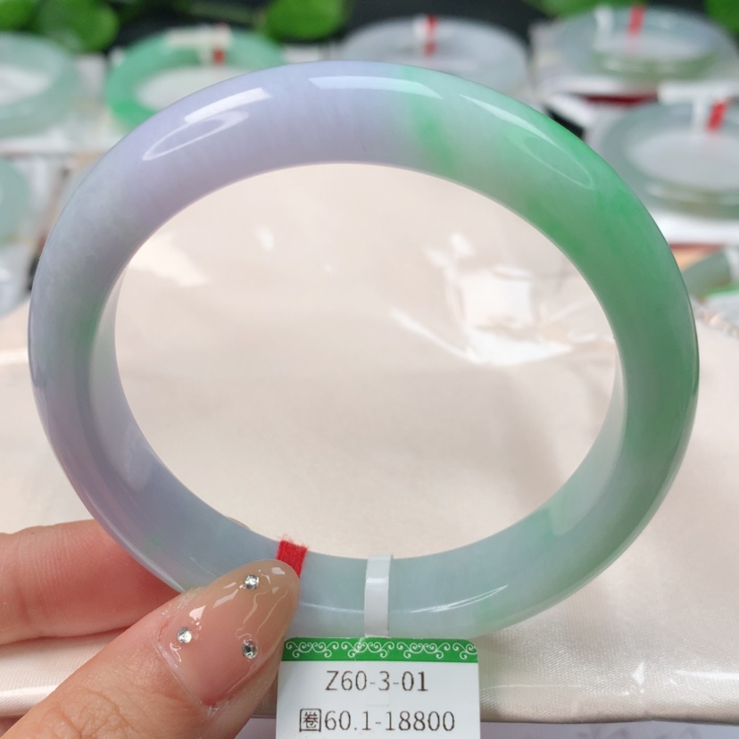 【闪购商品】翡翠手镯未镶嵌天然翡翠手镯